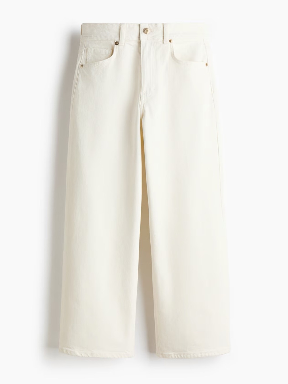 H&M wide high waist ankle jeans size 4 NWT